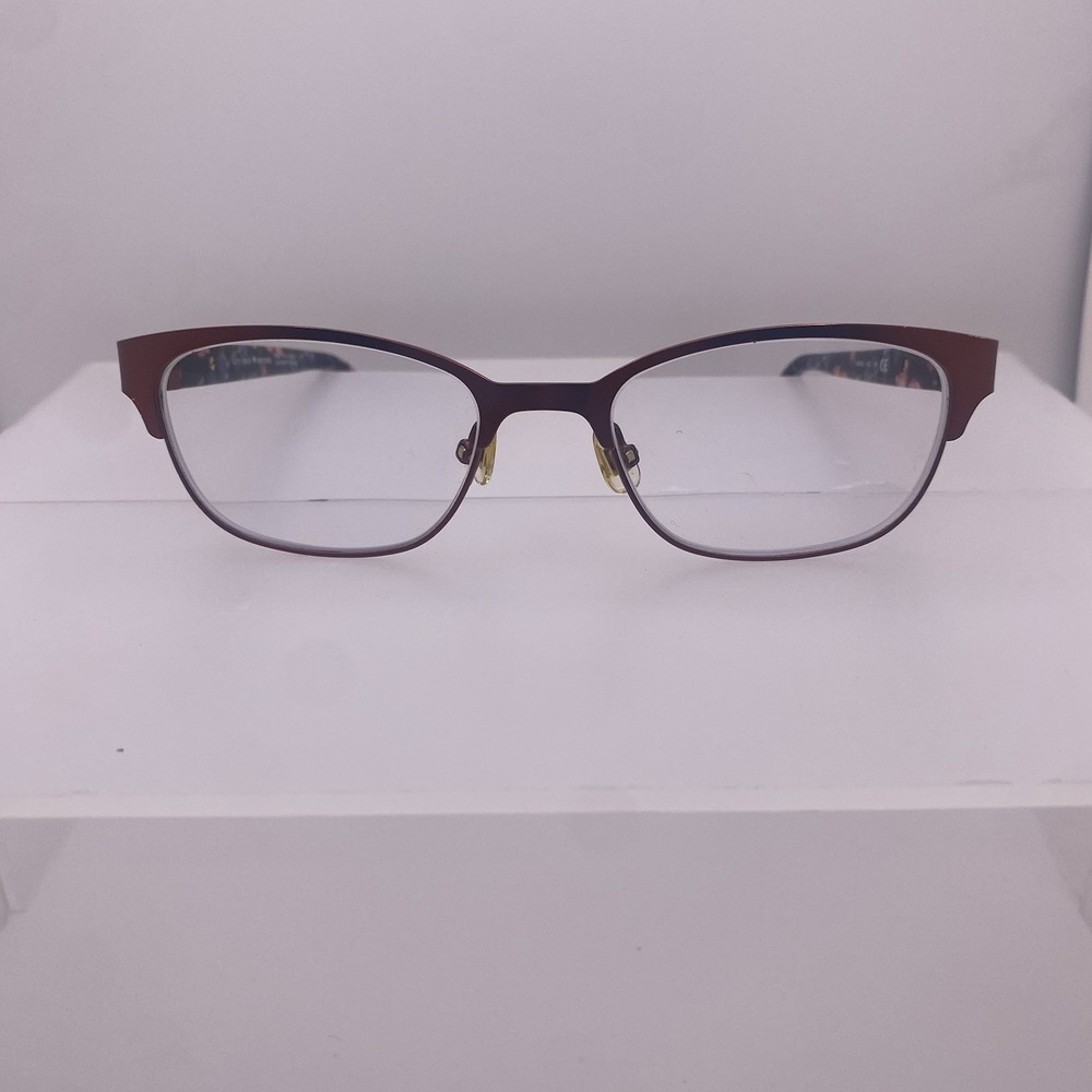 Kate Spade Eyeglasses Women FRAME ONLY Diandra 49-17-140 Burgundy Havana 752 - Picture 9 of 16
